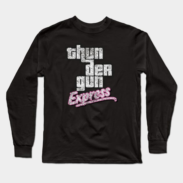 Thunder Gun Express (GTA Edition) Long Sleeve T-Shirt by Sunny Legends